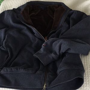 Men’s Tommy zip lined sweat shirt